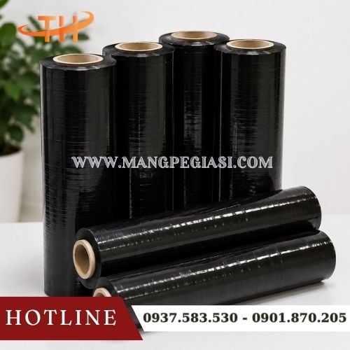 Màng PE đen quấn hàng bảo mật Màng PE đen quấn hàng bảo mật