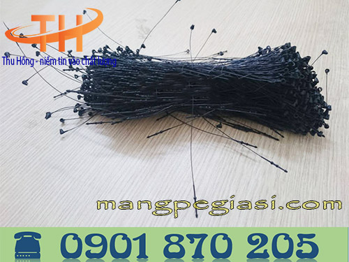 Đạn xỏ màu đen khóa đầu nhọn
