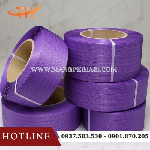 Dây đai nhựa PP màu tím Dây đai nhựa PP màu tím