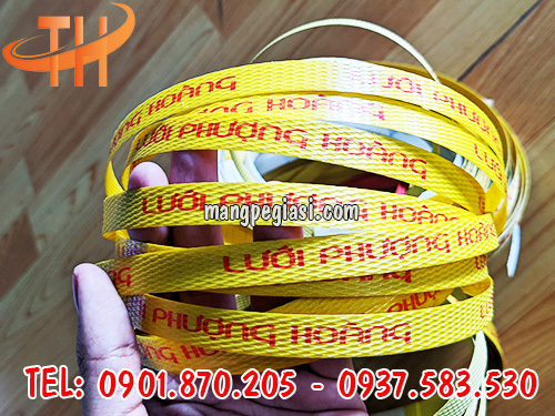 Dây đai in chữ logo thương hiệu