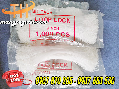 Dây nhựa treo nhãn mác đầu tròn 9 inch