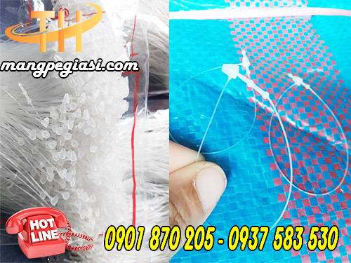 Dây nhựa treo nhãn mác đầu nhọn