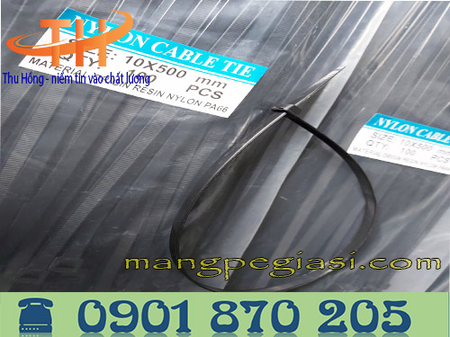 Dây rút đen kt 10mm * 50cm