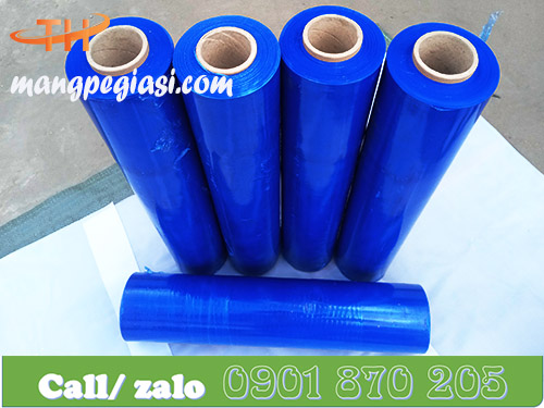 Màng PE quấn hàng xanh dương khổ 50cm