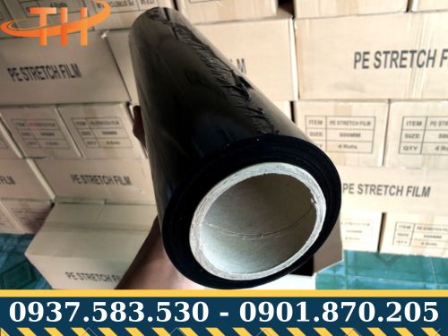Màng pe đen đóng gói 6 cuộn/thùng