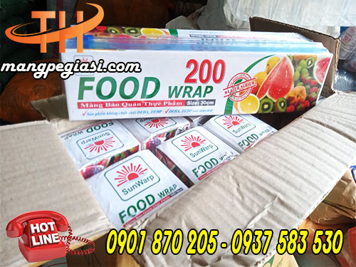 Thùng 12 cuộn màng bọc thực phẩm Sun Warp 200