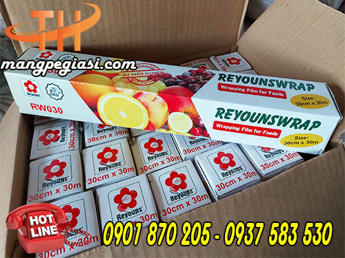 Thùng 24 cuộn màng bọc thực phẩm 30cm x 30m