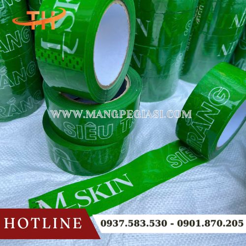 Băng keo in logo nền màu Băng keo in logo nền màu