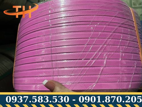 Dây đai nhựa màu hồng