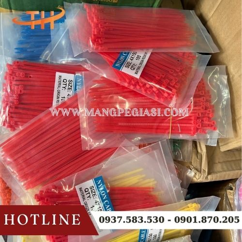 Dây rút nhựa được đóng gói 100 cái 1 bịch Dây rút nhựa được đóng gói 100 cái 1 bịch