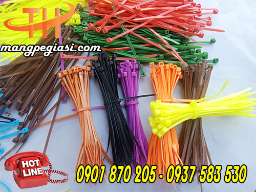 Dây rút nhựa nhiều màu kt 2,5 li x 1 tấc