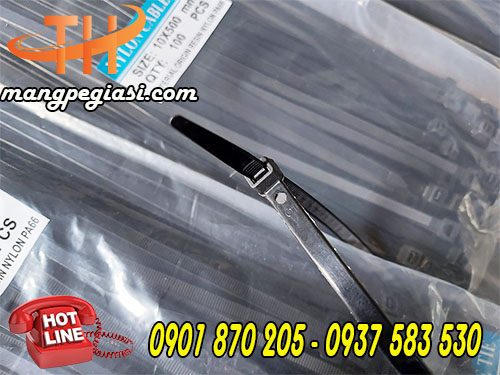 Dây rút nhựa đen kt 10li x 5 tấc