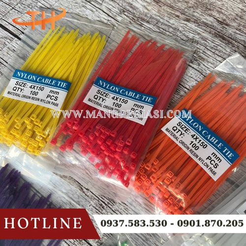 Dây rút nhựa đa dạng màu sắc Dây rút nhựa đa dạng màu sắc