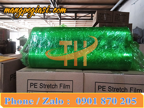 Màng pe xanh lá khổ 50cm * 3kg * lõi 20gr
