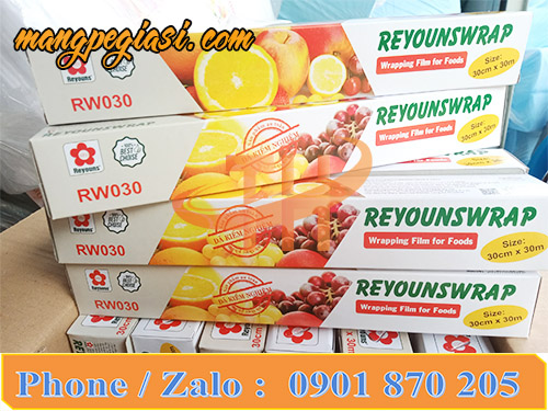 Cuộn màng bọc thực phẩm Reyouns kt 30cm * 30m