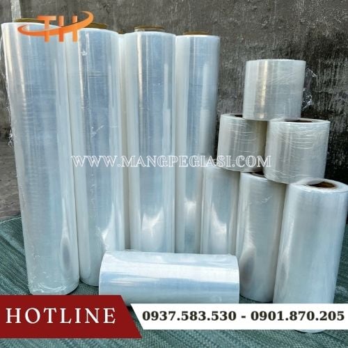 Cuộn màng PE quấn pallet Cuộn màng PE quấn pallet