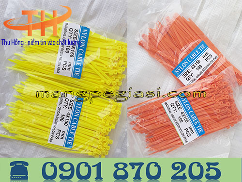 dây rút nhựa màu 1 tấc rưỡi