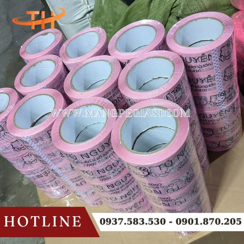 Băng keo in logo, in chữ theo yêu cầu Băng keo in logo, in chữ theo yêu cầu