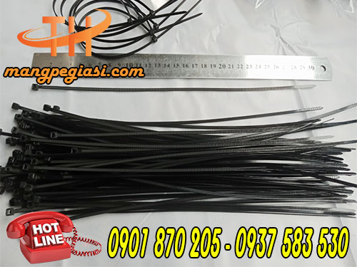 Dây rút nhựa đen 3 tấc