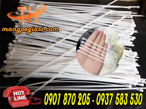 Dây rút nhựa trắng 2 tấc rưỡi