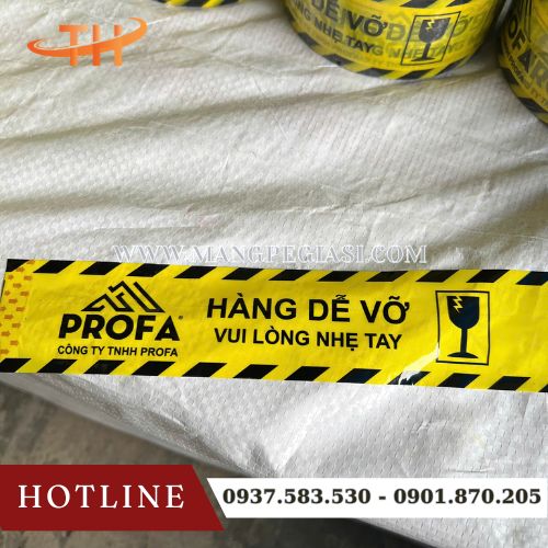 Băng keo hàng dễ vỡ bám dính tốt Băng keo hàng dễ vỡ bám dính tốt