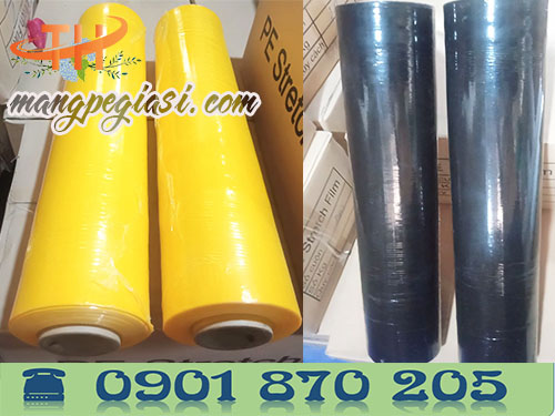 Màng pe màu khổ 50cm * 3kg * lõi 200gr