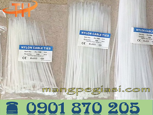 Dây rút nhựa trắng 1 tấc rưỡi, 2 tấc, 2 tấc rưỡi