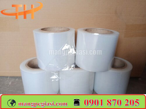 Cuộn màng PE quấn hàng khổ 10cm giá rẻ tại xưởng