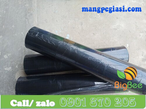 Cuộn màng PE đen khổ 50cm nặng 3kg lõi 200gr tại xưởng