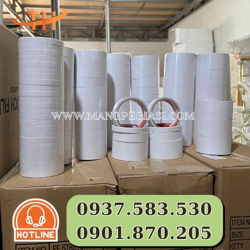 Băng dính 2 mặt dùng dán giấy Băng dính 2 mặt dùng dán giấy