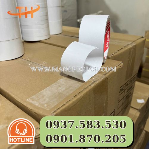Băng dính 2 mặt trắng dầu 4F8 Băng dính 2 mặt trắng dầu 4F8