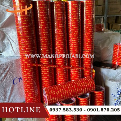 Băng dính chúc mừng năm mới đóng gói quà tết đẹp mắt Băng dính chúc mừng năm mới đóng gói quà tết đẹp mắt