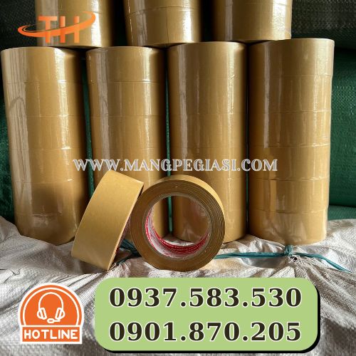 Băng dính giấy kraft chống thấm nước Băng dính giấy kraft chống thấm nước
