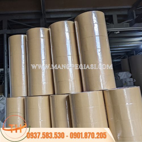 Băng dính giấy nâu dán thùng carton Băng dính giấy nâu dán thùng carton