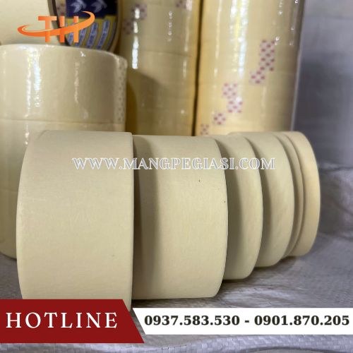 Băng dính giấy nhăn dễ viết, dễ xé, dính chắc Băng dính giấy nhăn dễ viết, dễ xé, dính chắc