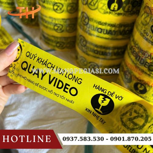 Băng dính hàng dễ vỡ in theo yêu cầu của khách Băng dính hàng dễ vỡ in theo yêu cầu của khách