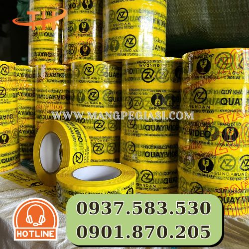 Băng dính hàng dễ vỡ in thông tin doanh nghiệp theo yêu cầu Băng dính hàng dễ vỡ in thông tin doanh nghiệp theo yêu cầu