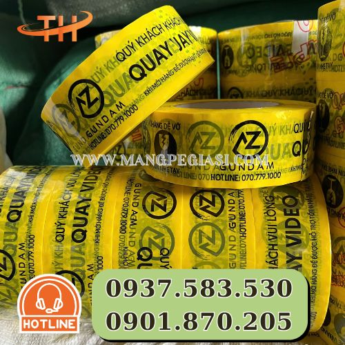 Băng dính in chữ hàng dễ vỡ 200yard Băng dính in chữ hàng dễ vỡ 200yard