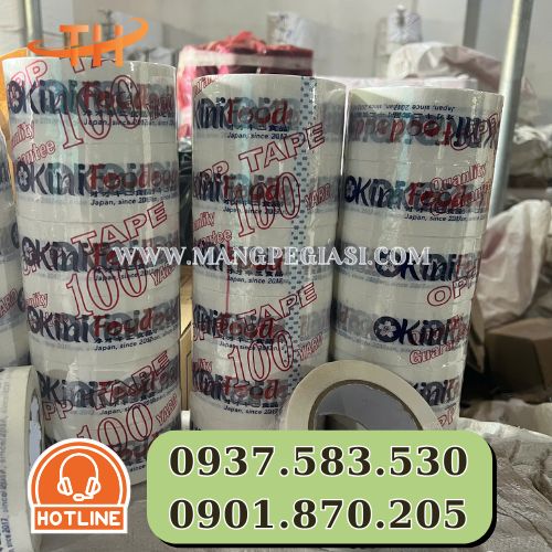 Băng dính in chữ nền trong Băng dính in chữ nền trong