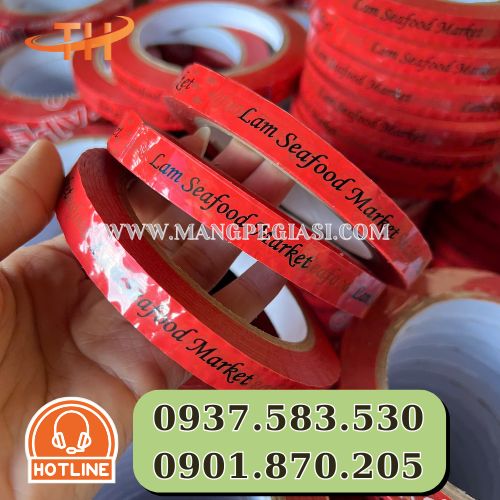 Băng dính in chữ sắc nét không phai màu Băng dính in chữ sắc nét không phai màu
