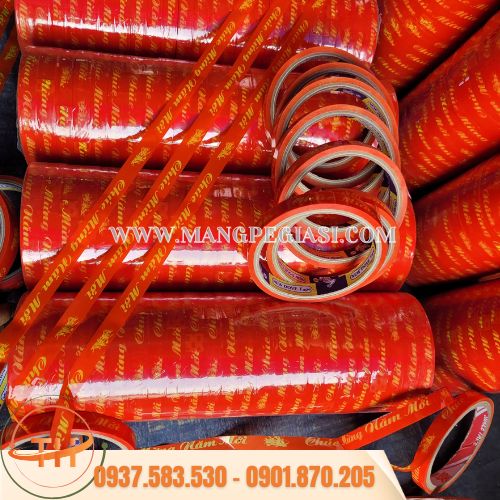 Băng dính in chữ chúc mừng năm mới sắc nét Băng dính in chữ chúc mừng năm mới sắc nét