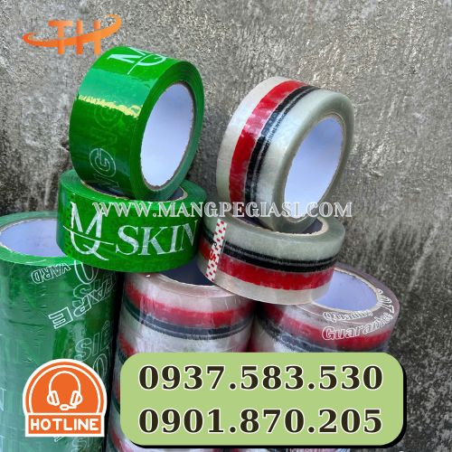 Băng dính in logo in chữ màu đẹp Băng dính in logo in chữ màu đẹp