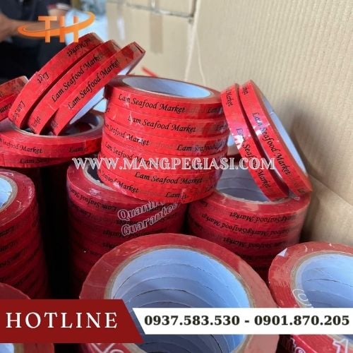 Băng dính in logo, in chữ theo yêu cầu 1F2 Băng dính in logo, in chữ theo yêu cầu 1F2