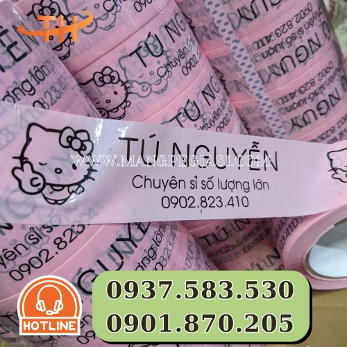 Băng dính in thông tin doanh nghiệp Băng dính in thông tin doanh nghiệp