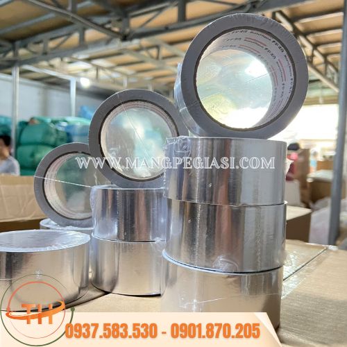 Băng dính nhôm bạc 4F8 thông dụng Băng dính nhôm bạc 4F8 thông dụng