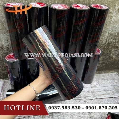 Băng dính OPP màu đen đàn hồi tốt, chống thấm nước Băng dính OPP màu đen đàn hồi tốt, chống thấm nước