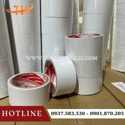 Băng dính trắng nước 2 mặt 4F8 Băng dính trắng nước 2 mặt 4F8