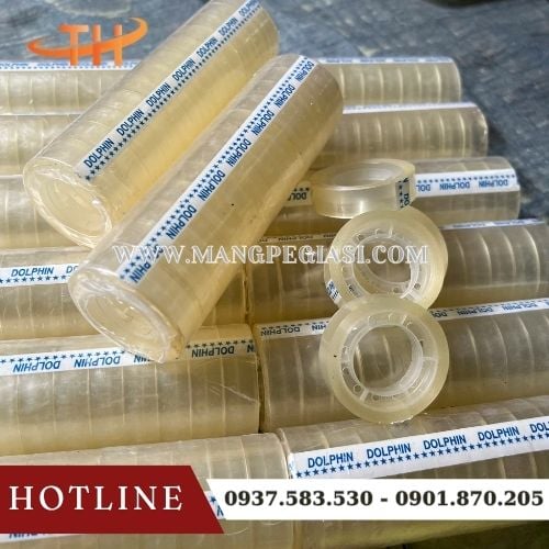 Băng dính trong cuộn nhỏ bền đẹp Băng dính trong cuộn nhỏ bền đẹp