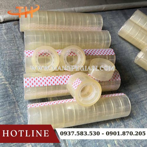Băng dính trong cuộn nhỏ chuyên dùng trong văn phòng Băng dính trong cuộn nhỏ chuyên dùng trong văn phòng