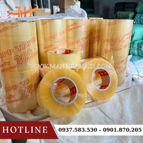 Băng dính trong dán thùng siêu bám dính Băng dính trong dán thùng siêu bám dính